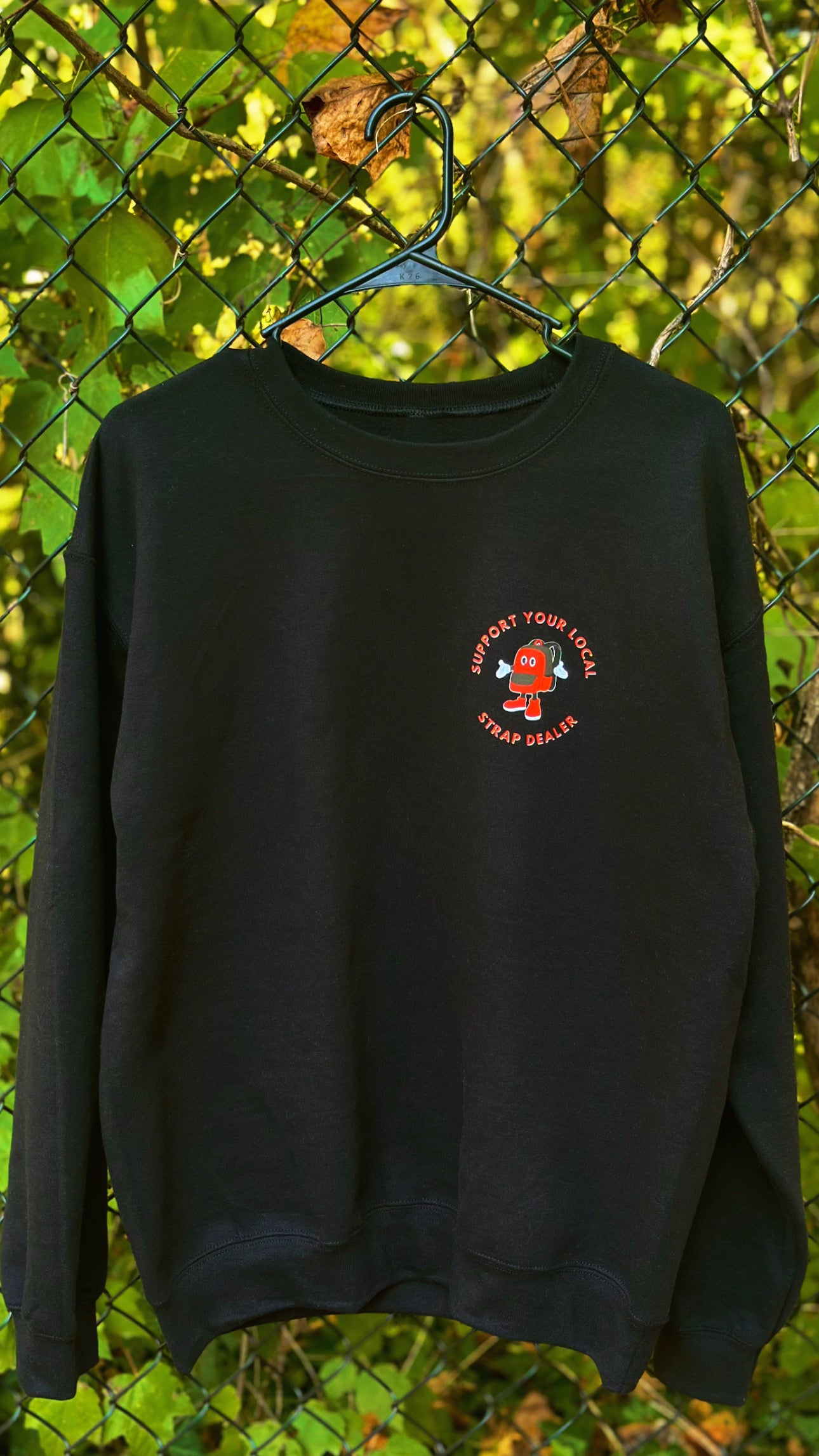 Support Your Local Strap Dealer (Crewneck)