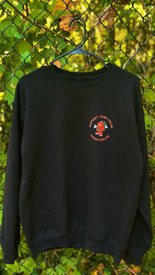 Support Your Local Strap Dealer (Crewneck)